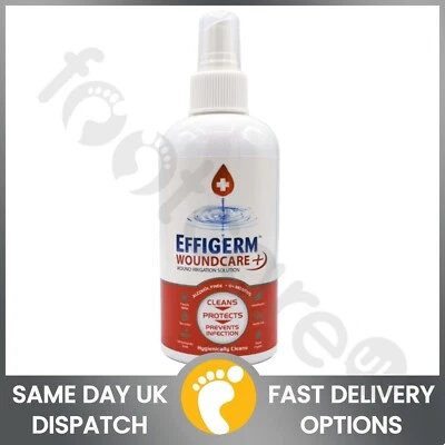 Effigerm Wound Care Solution 250ml Spray First Aid Hypoallergenic Healing Spray