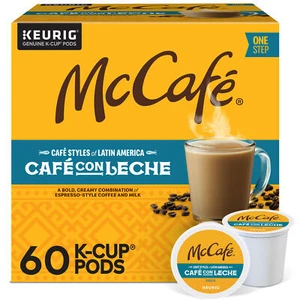 McCafé Café Styles of Latin America Café con Leche, K-Cups, 60 Count - Picture 1 of 5