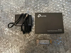 TP-Link MC220L media converter Convertisseur RJ45 Fibre Gigabit SFP 1000LX - Photo 1/2