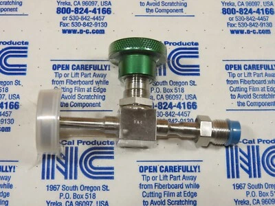 Conjunto de Válvula de Alto Vacío, SS-4H-TW, 1.33" Conflat y 1/4" VCR, Sellado - Nuevo Foto 1 de 4