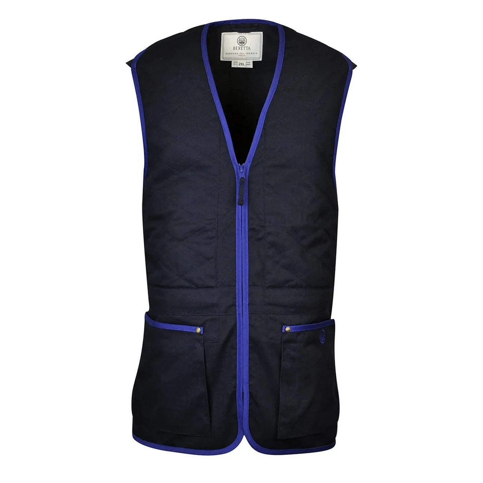 Beretta Unisex Trap Shooting Vest Navy and Beretta Blue - Image 1 of 3