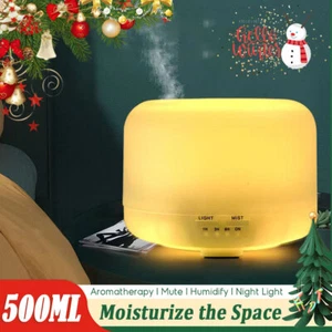 Difusor de aceites esenciales premium de 500 ml con control remoto 3 en 1 aroma ultrasónico - Imagen 1 de 13