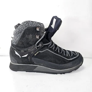 Salewa MS Mountain Trainer 2 Winter Gore-Tex Hiking Shoes Mens Size 9 Black GTX - Picture 1 of 7