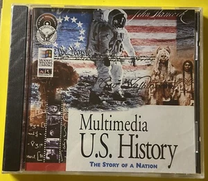 Multimedia U.S. History "The Story of a Nation" CD-ROM Windows 1993 New & Sealed - Picture 1 of 3