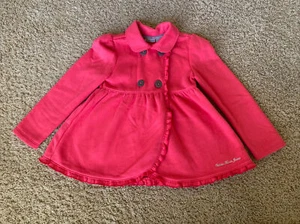 Calvin Klein Pink Girls Sweater Jacket Size 6 - Picture 1 of 4