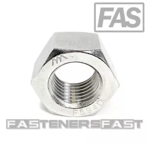 (1) 1 1/2-6 Finished Hex Nuts Stainless Steel (1 Piece) 18-8 - Picture 1 of 5