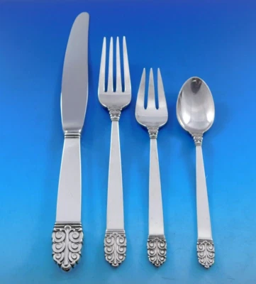 Northern Lights by International plata esterlina tamaño cena lugar ajuste 4 piezas Foto 1 de 4