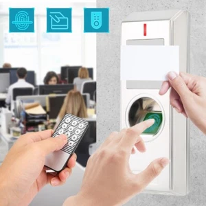 RFID Metall Fingerprint Zugangskontrolle Fingerabdruck Türöffner Wasserdicht - Bild 1 von 6