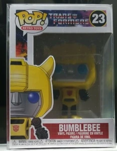 BUMBLEBEE Transformers Pop Retro Toys 4" Vinyl Figure #23 Funko Protector 2020 - Picture 1 of 6