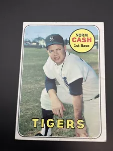 1969 Topps Norm Cash #80 - Foto 1 di 4
