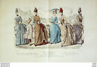 Gravure de mode le Coquet 1887 n1314