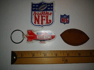 ( bud budweiser super BOWL FOOTBALL keychain huddles blimp PATCH CREST nfl ) - Picture 1 of 1