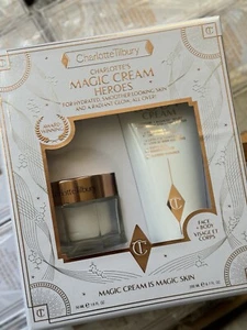 Charlotte Tilbury Charlotte's Magic Cream Heroes Face&Body FullSize Set RRP £120 - Picture 1 of 7