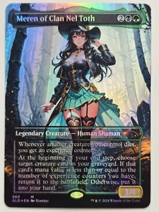 Waifu style Meren of Clan Nel Toth 01 Foil-Altered Art Custom MTG Creature - Picture 1 of 1