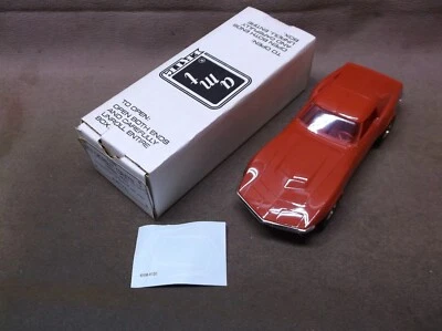 #6108 AMT ERTL 1/24 CHEVY 1970 CHEVROLET CORVETTE LT-1 PROMO CAR MONZA RED - Image 1 of 4