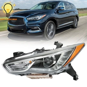 Driver Side For 2016 2017 2018 Infiniti QX60 HID/Xenon Headlight Headlamp NO AFS - Picture 1 of 8
