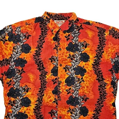 Camisa abotonada para hombre Malibu Dreams diseño bellas artes hawaiano talla grande Foto 1 de 4