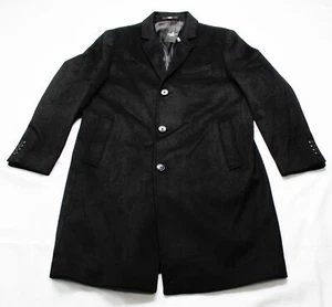 London Fog Men's Signature 42" Single Breasted Wool Jacket LB3 Black Size 40R - Picture 1 of 5