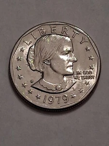 Moneda de un dólar 1979 D Susan B Anthony SHI SBA571 gratis - Imagen 1 de 2