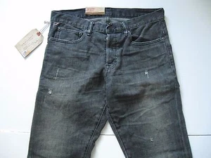 Denim & Supply Ralph Lauren Uomo Scesa Skinny Fit Grigio Declan Lavare - Picture 1 of 10