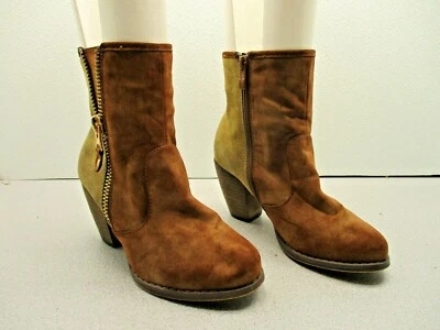 Wanted "Starla" Multi Color Faux Leather Zip Heeled Dress Booties Women's Size 6 - Image 1 of 4