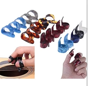 48 Pcs Guitar Thumb Finger Pick and Index Finger Pick Random Color - Picture 1 of 3