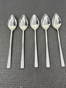 AMC Silhouette Grapefruit Spoons 6.25” Forged Stainless Vintage lot of 4 - Picture 1 of 13