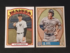 2021 AARON JUDGE HERITAGE #121 & GYPSY QUEEN #212  NEW YORK YANKEES - Picture 1 of 5