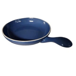 Vintage Gefyr Small Pan Blue Porcelain by Stig Lindberg Sweden Mid Century - Picture 1 of 7