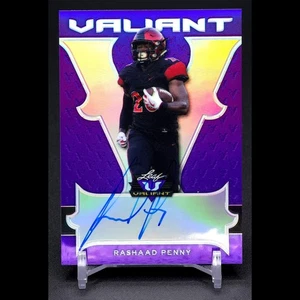 RASHAAD PENNY 2018 Leaf Valiant #BA-RP1 On-Card Autograph /15 - Picture 1 of 3