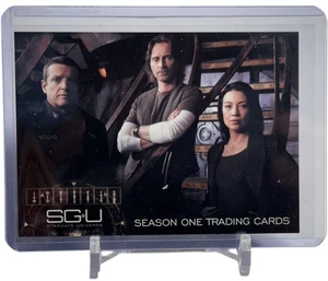 Tarjeta promocional Stargate Universe 2010 temporada 1 P1 con cargador superior 🔥 - Imagen 1 de 4