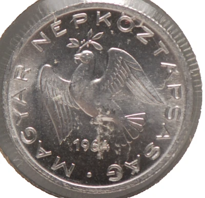 Hungary, 1964-BP, 10 Filler, KM547, BU, nick, NR, 11-20 - Image 1 of 2