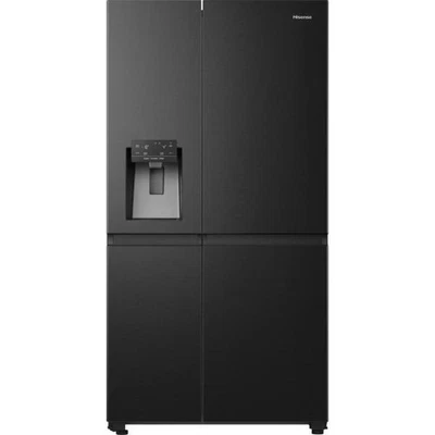Hisense Frigo Side By Side Nofrost 632lt E Wifi 91cm Nero Rs818n4tfe - Immagine 1 di 4