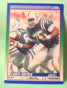 1990 Score - Chris Hinton #75 - Indianapolis Colts  - Picture 1 of 2