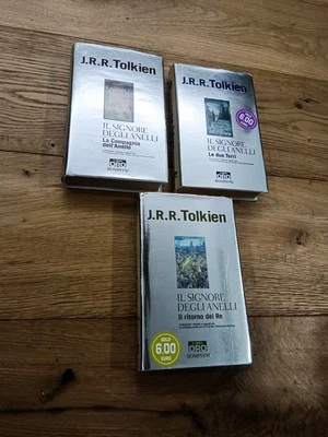 J.R.R. Tolkien - Il Signore degli Anelli trilogia oro prima edizione Bompiani - Immagine 1 di 4