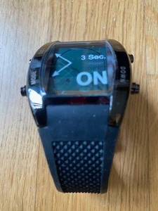 Herrenarmbanduhr NEUE schwarz/Stoppuhr /Schrittzähler - Bild 1 von 5