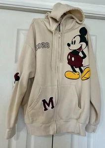 Disney Mickey Mouse woman’s hoodie jacket size medium - Picture 1 of 6