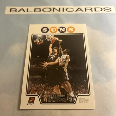 2008-09 Topps - Robin Lopez #210 (RC) novato Phoenix Suns casi nuevo+ ¡Envío gratuito! Foto 1 de 2