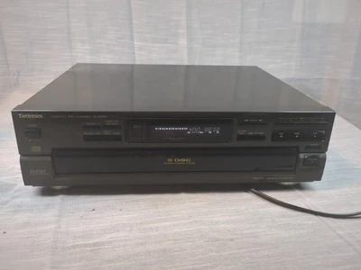 Vintage Technics SL-PD847 Compact 5 Disc CD Player 120V 13W Tested And Working  - Image 1 of 4