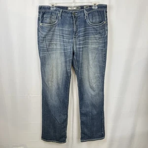 BKE Jeans Herren 38 L blau Seth Relaxed Strait Medium Wash (gut getragen) - Bild 1 von 9