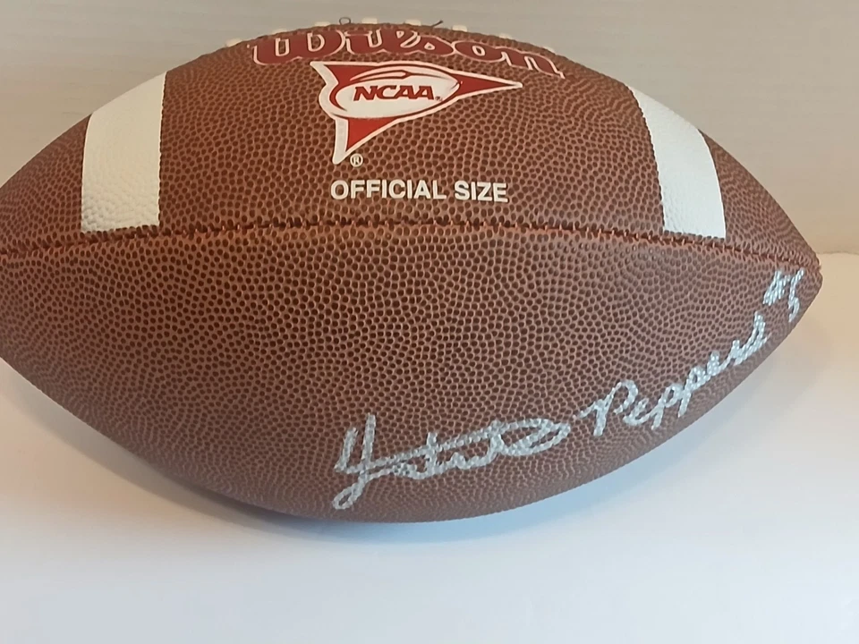 Jabrill Peppers #5 Autographed NCAA Football - Image 1 of 4