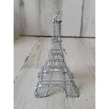France Paris silver wire Eiffel Tower ornament Xmas