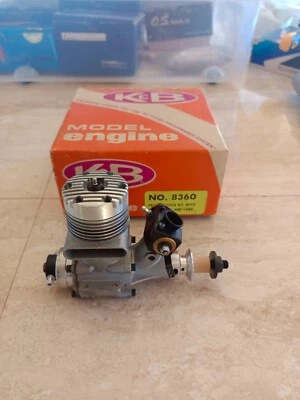 nitro engine k&b 40 n8360 with carb rc glow (READ DESCRIPTION) - Image 1 of 4