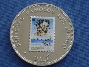 Equatorial Guinea 1000 Francs CuNi Proof 1994 Famous Paintors Dali Multicolor - Picture 1 of 8