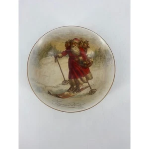 Pottery Barn Weihnachtsmann Weihnachten Müsli Suppe Keramik Schüssel Set mit einer Schüssel - Bild 1 von 4