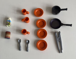 Playmobil - 4859 - Camper Van - Spare - Cutlery, Pans, Carton, Tin  (MD)