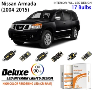Kit de luces interiores LED para Nissan Armada 2004-2016 actualización de bombilla domo blanca - Imagen 1 de 8