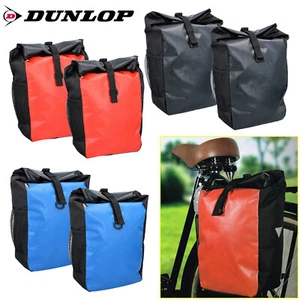 Dunlop Fahrradtasche Gepäckträgertasche Fahrrad Tasche LKW Plane 2x Tragetasche - Bild 1 von 18