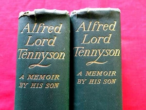 1897 ALFRED LORD TENNYSON / A MEMOIR BY HIS SON / 2 VOLUME - Picture 1 of 12