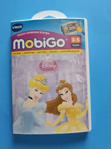 VTECH MOBIGO DISNEY PRINCESS TOUCH LEARNING SYSTEM GAME CARTRIDGE AGE 3-5 YEARS - Picture 1 of 6